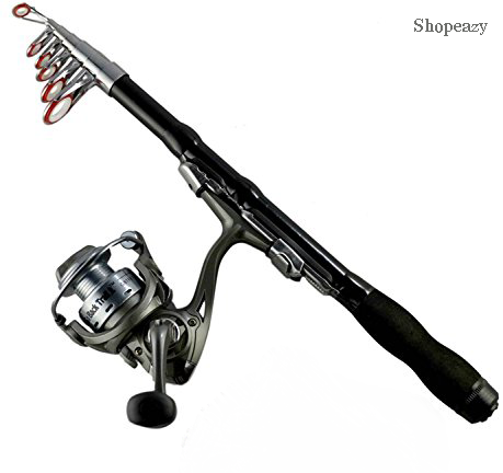 Telescopic Pocket Fishing Rod Travel Spinning Pole Mini Travel – Shopeazy