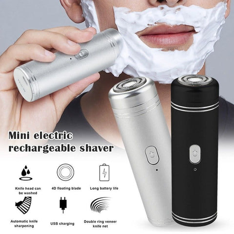Mini Portable Shaver Electric Rechargeable Wireless Razor Shaver with 4D Floating Cutter