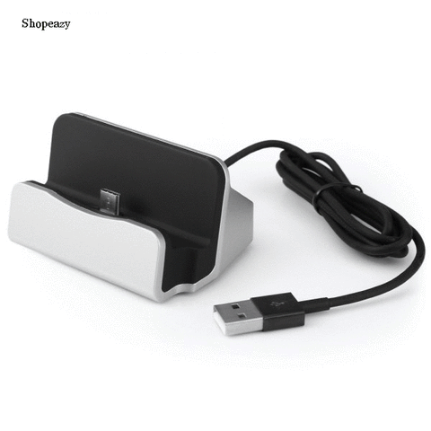 Interface Desktop Charger Adapter Cradle Station Compact Design with Stand-Type C