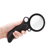 2.5X 25X 55X Handheld Multifunction LED Reading Magnifier with Currency Detecting Function