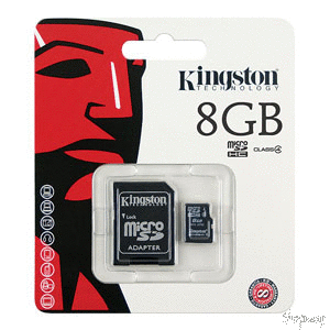KINGSTON MEMORY CARD - 8GB
