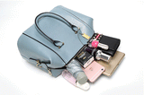Stylish woman leather handbag bag