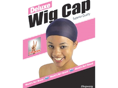 DREAM Deluxe Wig Cap Black 2 pc