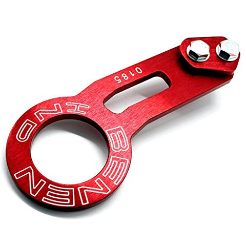 Aluminum Red Racing Rear Towing Hook -Universal Car Auto Trailer Ring Towing Bars Tool