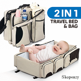 Sweat Baby  2 in 1 Travel Bed & Bag