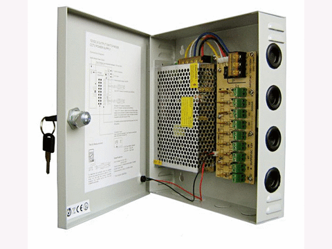 10A 9 CH CCTV power supply box