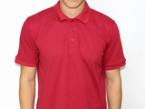 Gents plain colored golf shirt