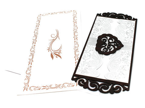 Laser cut invitations (invitation Inserts, Save the date, Thank you Card