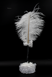 New Fashion Wedding Supplies White Feather Pen Guest Signing Pen