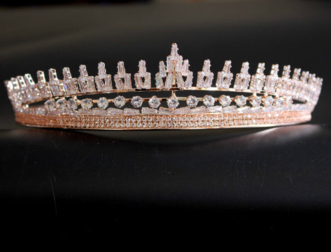 Artificial Crystal Wedding Bridal Tiara Crown For Girl/Women