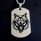 Stainless Steel Tag & Necklace