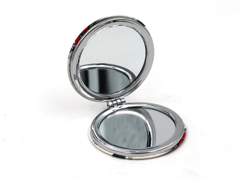 Round pocket mirror