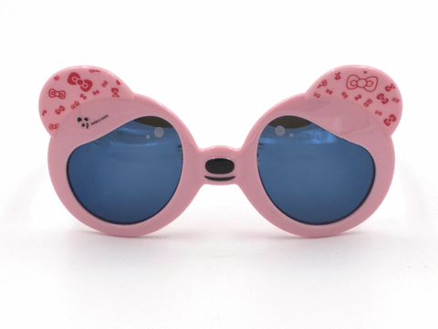 Kids pink panda sunglasses
