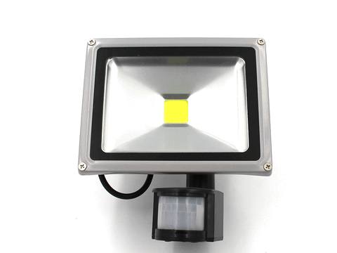 20W LED flood light with motion sensor