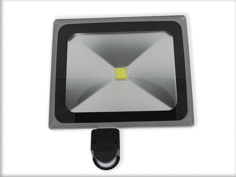 50W LED Flood Light with Motion Sensor
