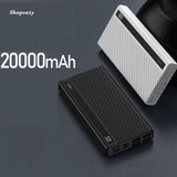 Fast Charging 4 USB Power Bank 20000mAh Large Capacity for Traveling