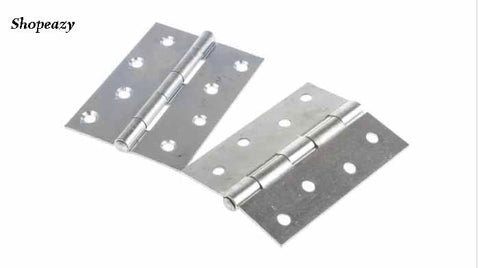 Zinc Plated Steel Butt Hinge Screw, 90mm x 60mm x 1.75mm