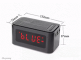 Portable Wireless Bluetooth Speaker withTime Display&Alarm clock Handsfree Call Support TF Card for Computer Speakers