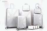 Luxury ABS Lightweight Design 10 Piece Luggage Set-UK Flag