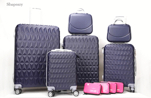 Luxury ABS Lightweight Design 10 Piece Luggage Set