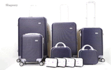 Luxury ABS Lightweight Design 10 Piece Luggage Set