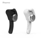 Mini Bluetooth Wireless Headset Earphone with Noise Cancelling Hands Free HD Mic-Black