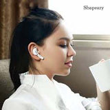 Mini Bluetooth Wireless Headset Earphone with Noise Cancelling Hands Free HD Mic-Black