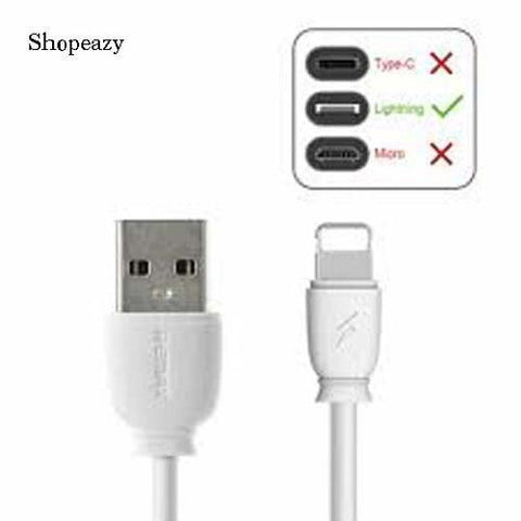 1m Lightning 2.1A USB Charge Data Cable For iOS