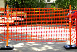 Orange Safety Fence Barrier