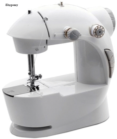 4 In 1 Mini Sewing Machine Basic Stitching, White