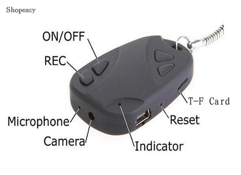 Car Keys Micro Camera
